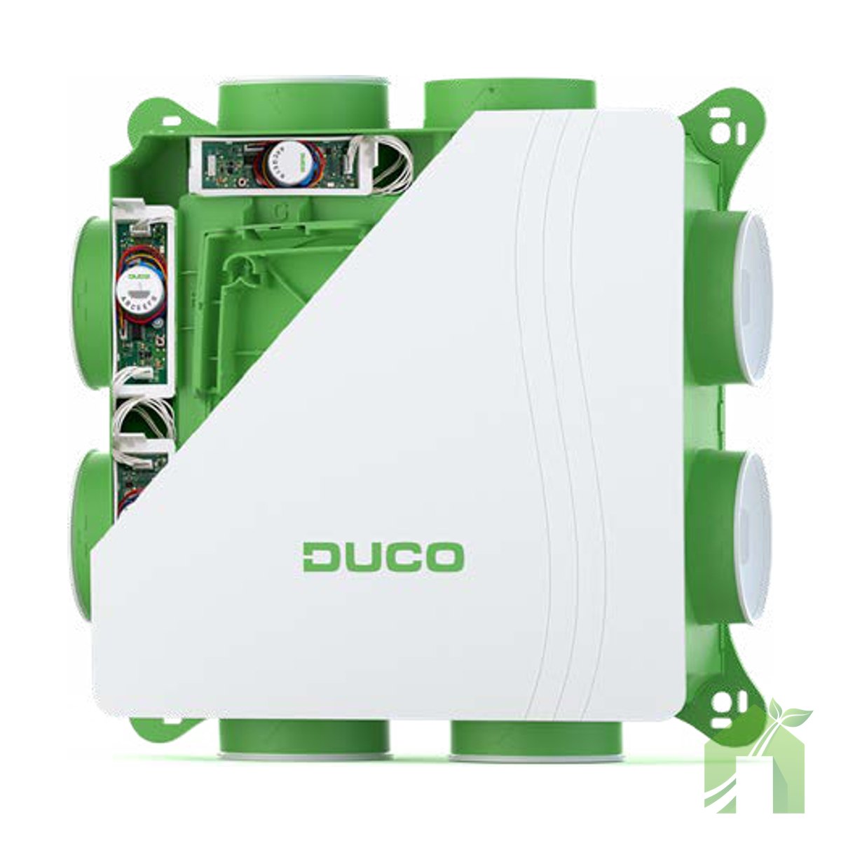 DUCO DucoBox Focus: Demand-Controlled Ventilation Explained - Eco Vent Ireland DucoBox Focus with integrated control valves