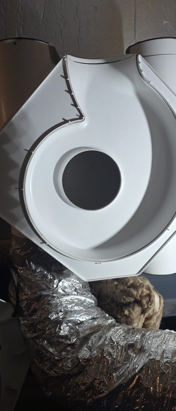 MEV fan housing after cleaning at a service visit