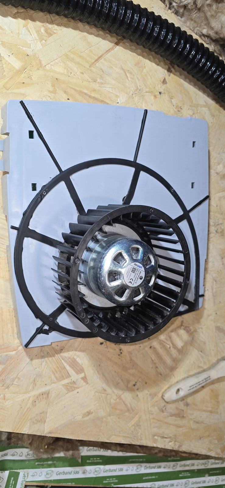MVHR Servicing in Meath & Louth - Eco Vent Ireland MEV fan impeller after cleaning at a service visit