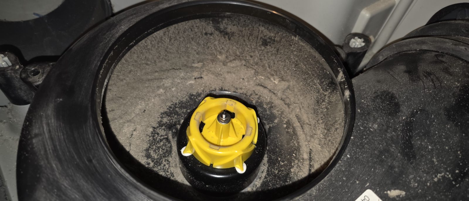 MVHR Servicing in Limerick & Clare - Eco Vent Ireland Dust around the hub of an MVHR fan
