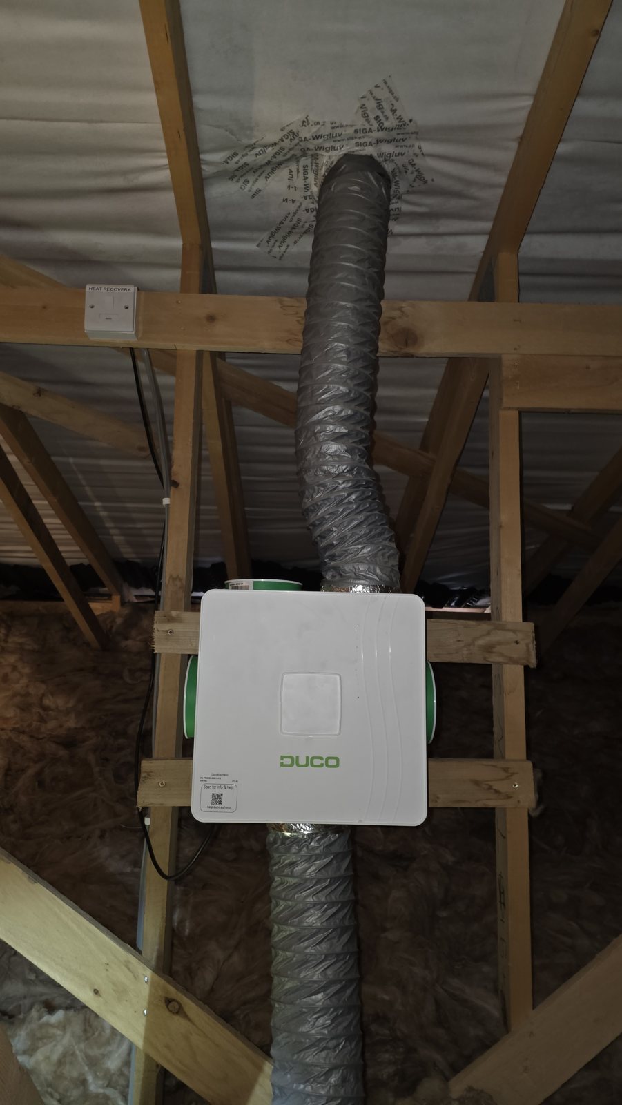 New DucoBox extract unit, front view