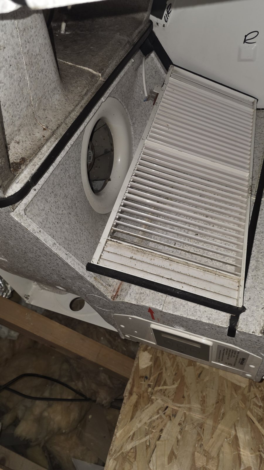 Summer bypass inside a Vent-Axia MVHR unit